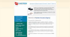 Desktop Screenshot of chasteeninsurance.com